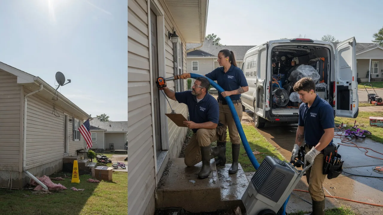 Ceiling Water Damage Restoration in Brookville, IN near me